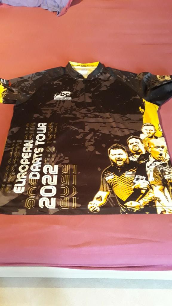 Darts shirt European darts tour 2022, Sport en Fitness, Darts, Ophalen of Verzenden