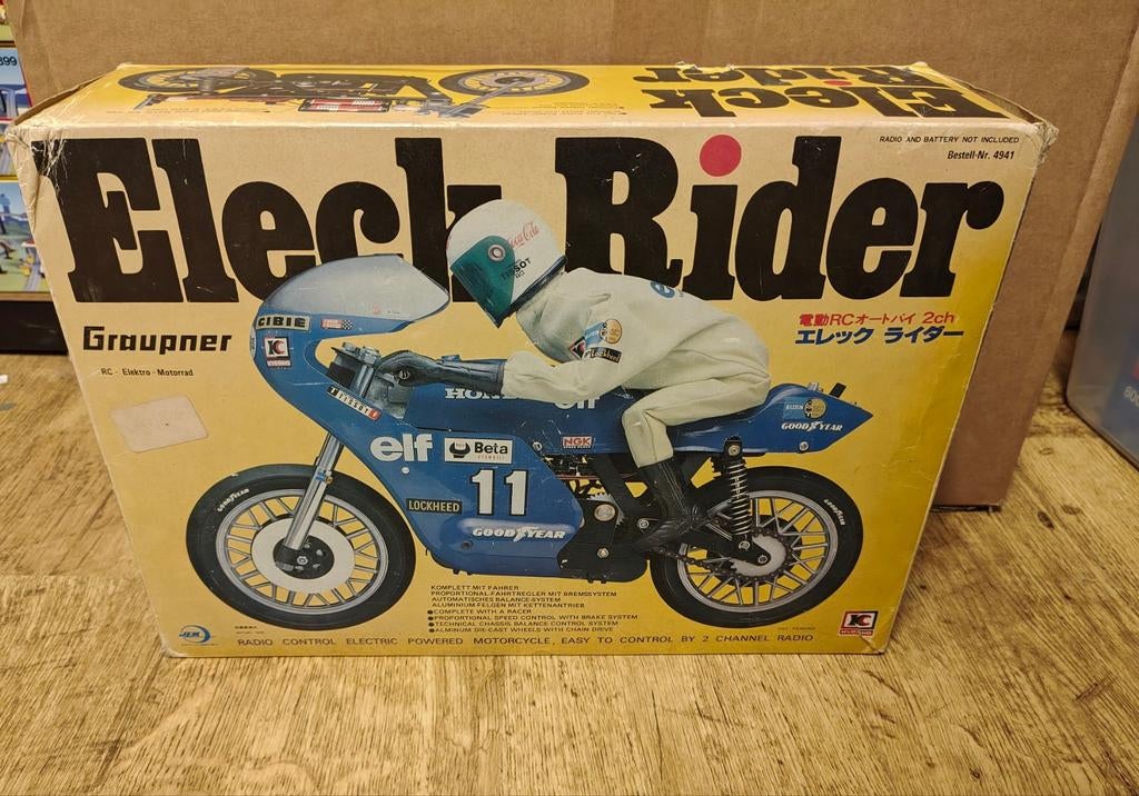 Vintage graupner elek rider NIB, Ophalen