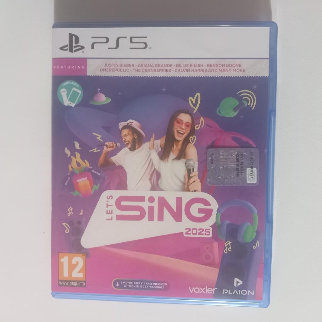 Let's sing 2025 playstation 5, Games en Spelcomputers, Ophalen of Verzenden, Zo goed als nieuw