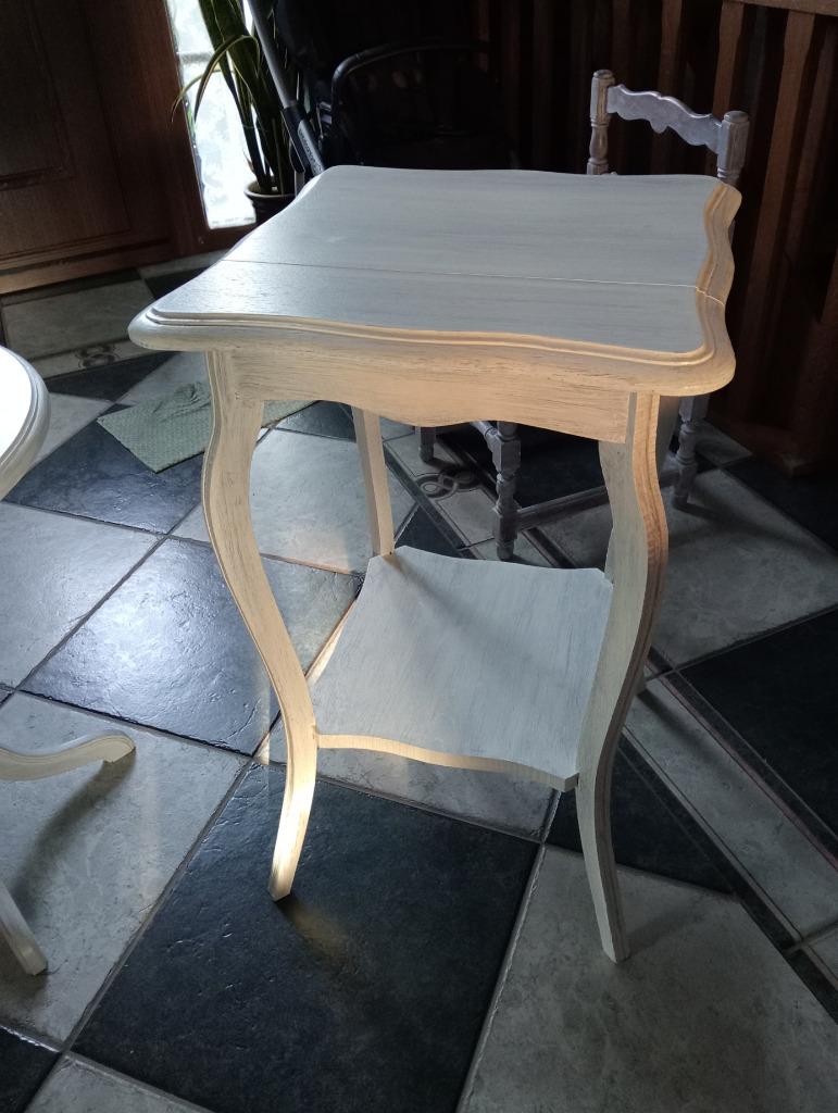 guéridon, console, Maison & Meubles, Tables | Tables d'appoint, Moins de 55 cm, Carré, Enlèvement, Utilisé