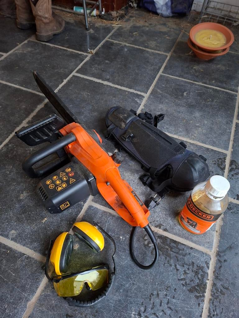 Elektrische kettingzaag Black & Decker, Jardin & Terrasse, Scies manuelles, Enlèvement