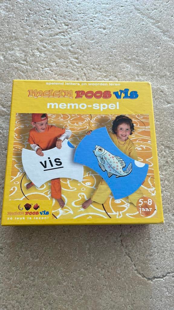 Memo spel maan roos vis, Ophalen