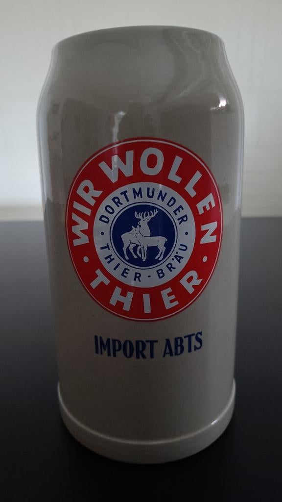 Chope à bière Dortmunder - Thier - Brau de 3 litres., Enlèvement ou Envoi, Comme neuf, Chope(s), Autres marques