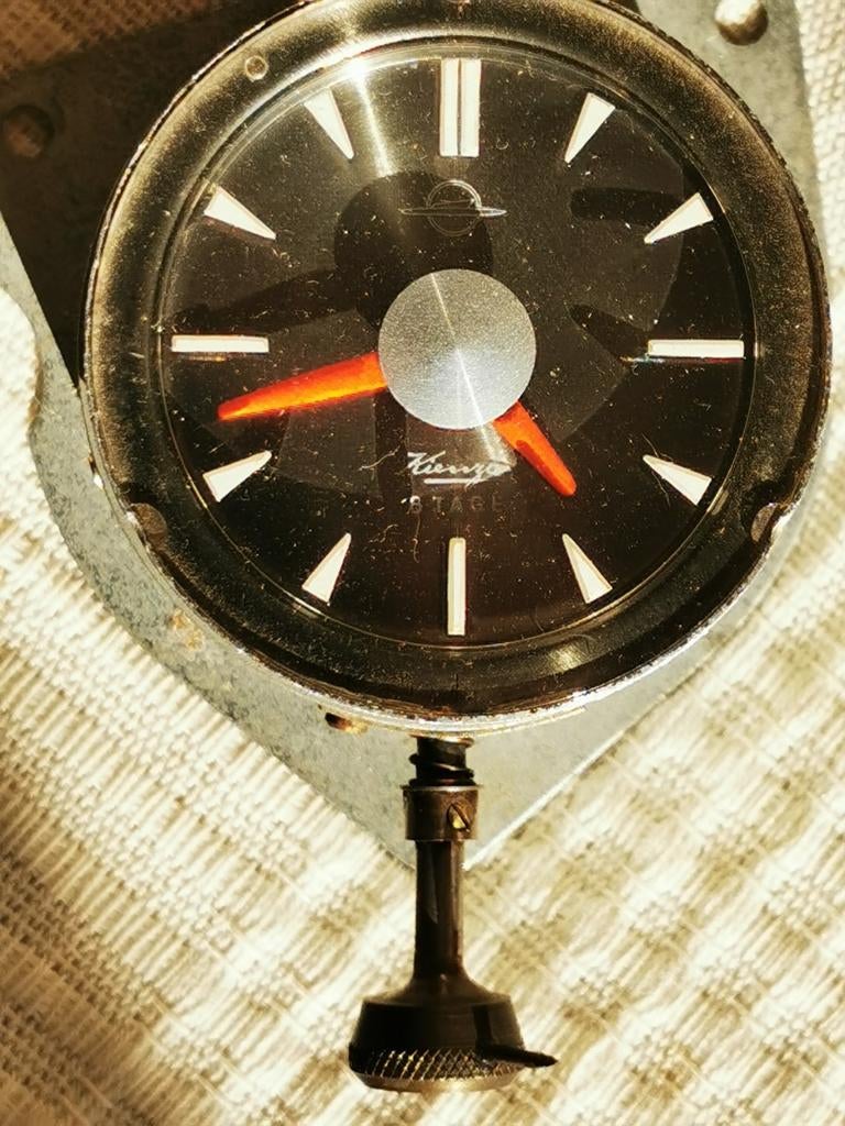 Vintage Kienzle 8 tage car clock, Enlèvement ou Envoi