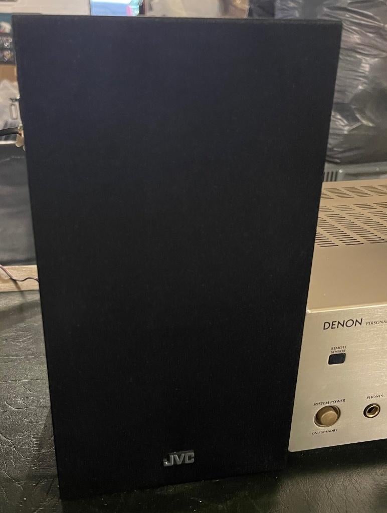 set JVC luidspreker 2 x 30 Watt, Moins de 60 watts, Enlèvement ou Envoi, JVC, Utilisé
