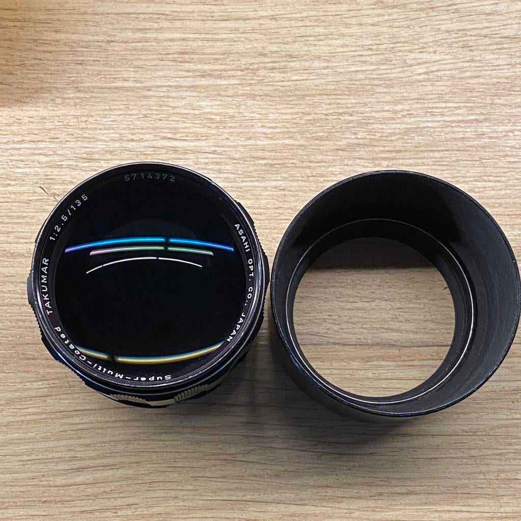 Super Takumar 135mm f2.5 *als nieuw, Audio, Tv en Foto, Fotocamera's Analoog, Zo goed als nieuw, Spiegelreflex