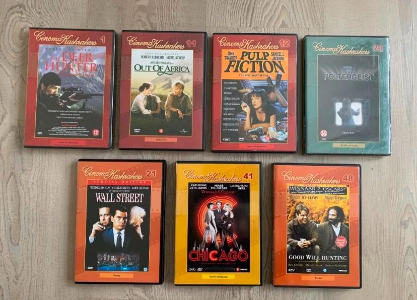 7 DVD's Cinema Kaskrakers, Cd's en Dvd's, Dvd's | Klassiekers, Ophalen of Verzenden, Nieuw in verpakking