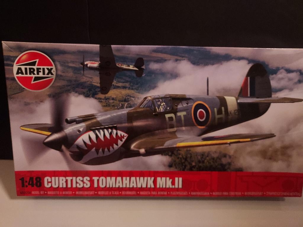 Airfix (A5133A): Curtiss Tomahawk Mk.II om 1:48, Overige merken, Nieuw, Ophalen of Verzenden, Groter dan 1:72