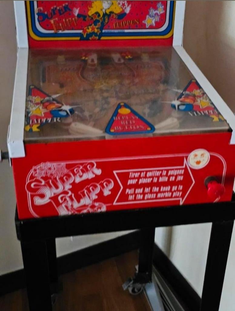 VINTAGE FLIPPERKAST, Ophalen, Flipperkast
