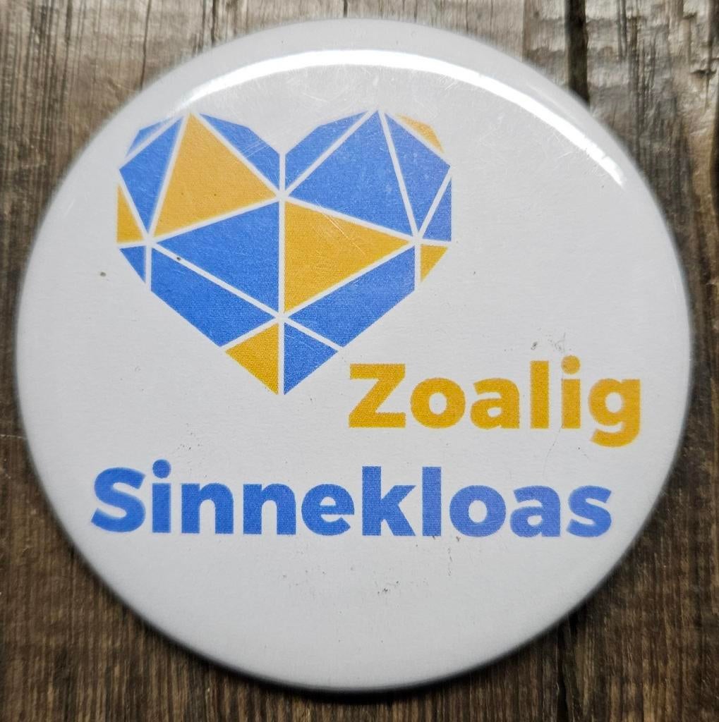 Zoalig Sinnekloas button Sint-Niklaas
De badge o, Ophalen of Verzenden, Button