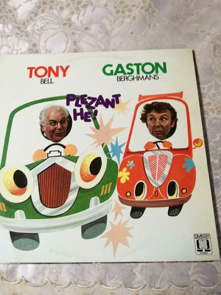 Lp Tony Bell Gaston Bergmans “plezant hè”, Cd's en Dvd's, Vinyl | Nederlandstalig, Ophalen of Verzenden