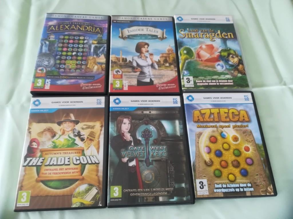 Diverse Pc games : zoek & vind, match 3, Games en Spelcomputers, Games | Pc, Zo goed als nieuw, Ophalen of Verzenden