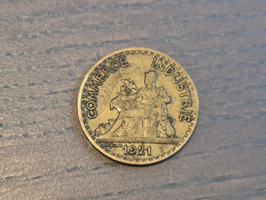 Pièce chambre de commerce 1921, 50 centimes, Paris, Enlèvement ou Envoi, France
