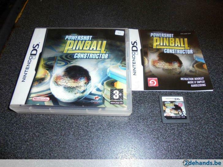 Nintendo DS Powershot Pinball Constructor (orig-compleet), Enlèvement ou Envoi, Utilisé