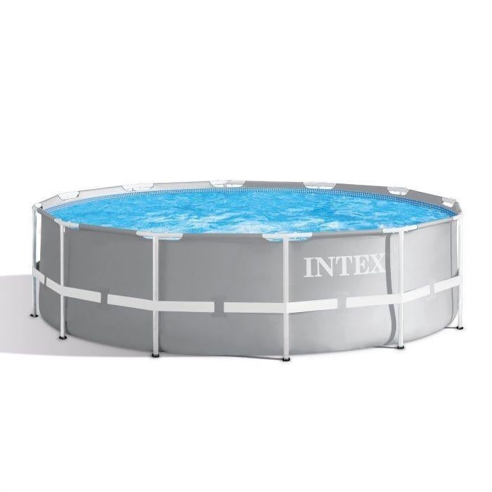 Intex zwembad 366 x 99 + zandfilter, Ophalen of Verzenden, Zo goed als nieuw, Inbouwzwembad