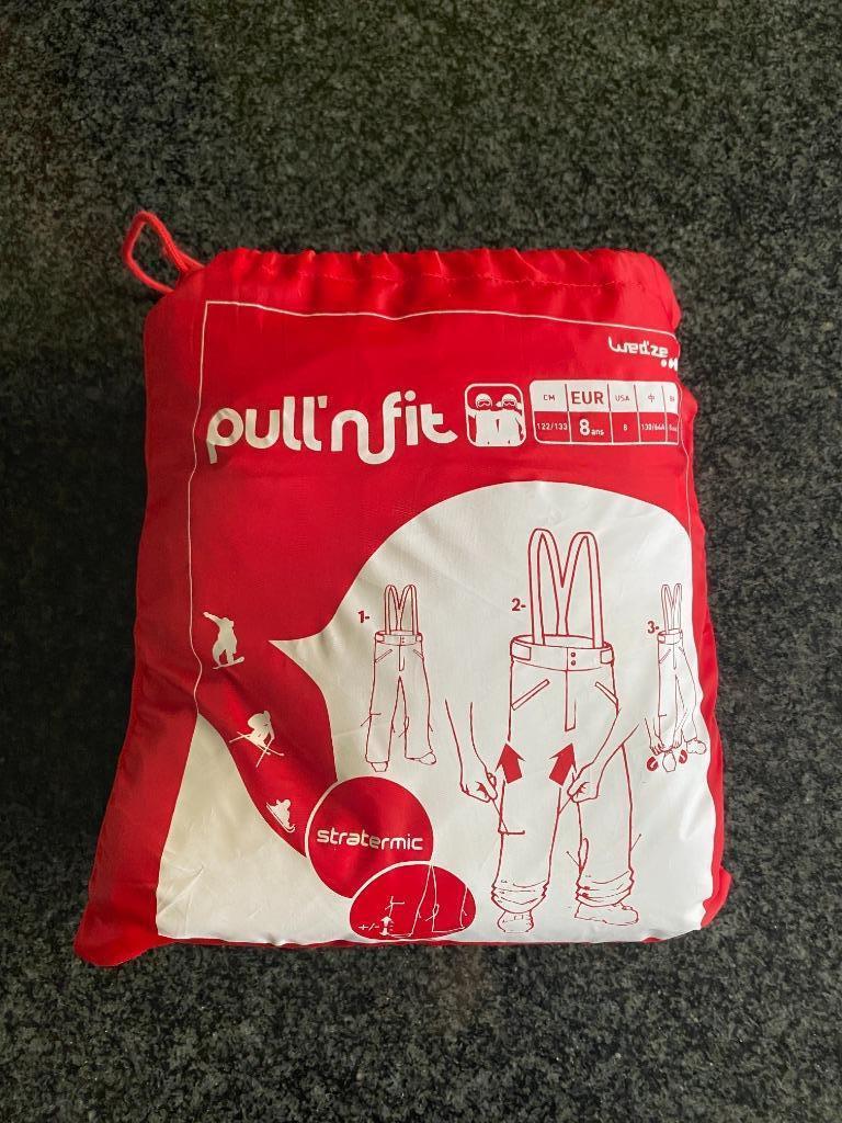 Rode Wed'ze skibroek pull'nfit 8 jaar, Overige merken, Ophalen of Verzenden, Zo goed als nieuw, Kleding