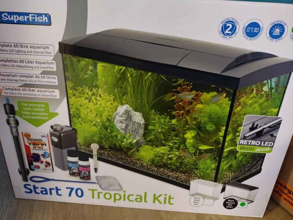 Aquarium 60L, Enlèvement