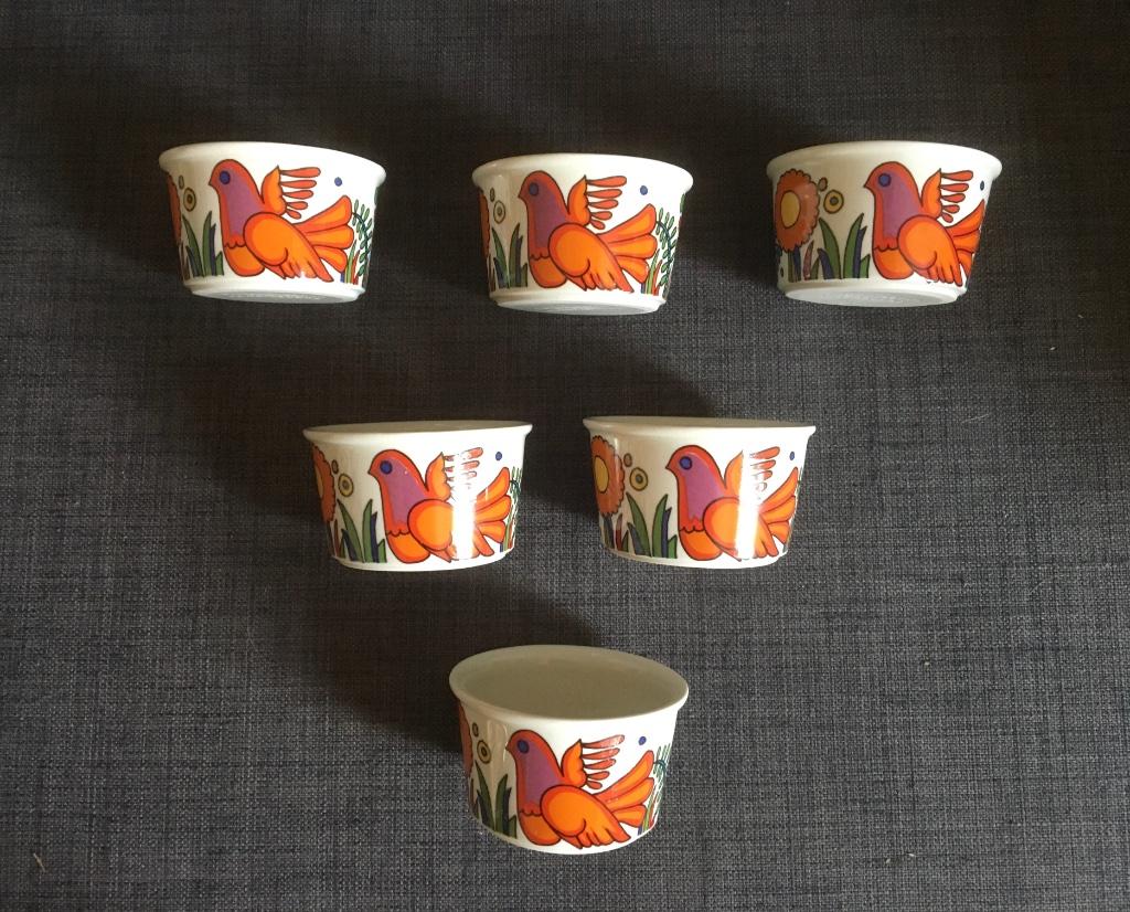 Villeroy Boch - Acapulco : set van 6 ramequins, Antiquités & Art, Antiquités | Céramique & Poterie, Enlèvement ou Envoi