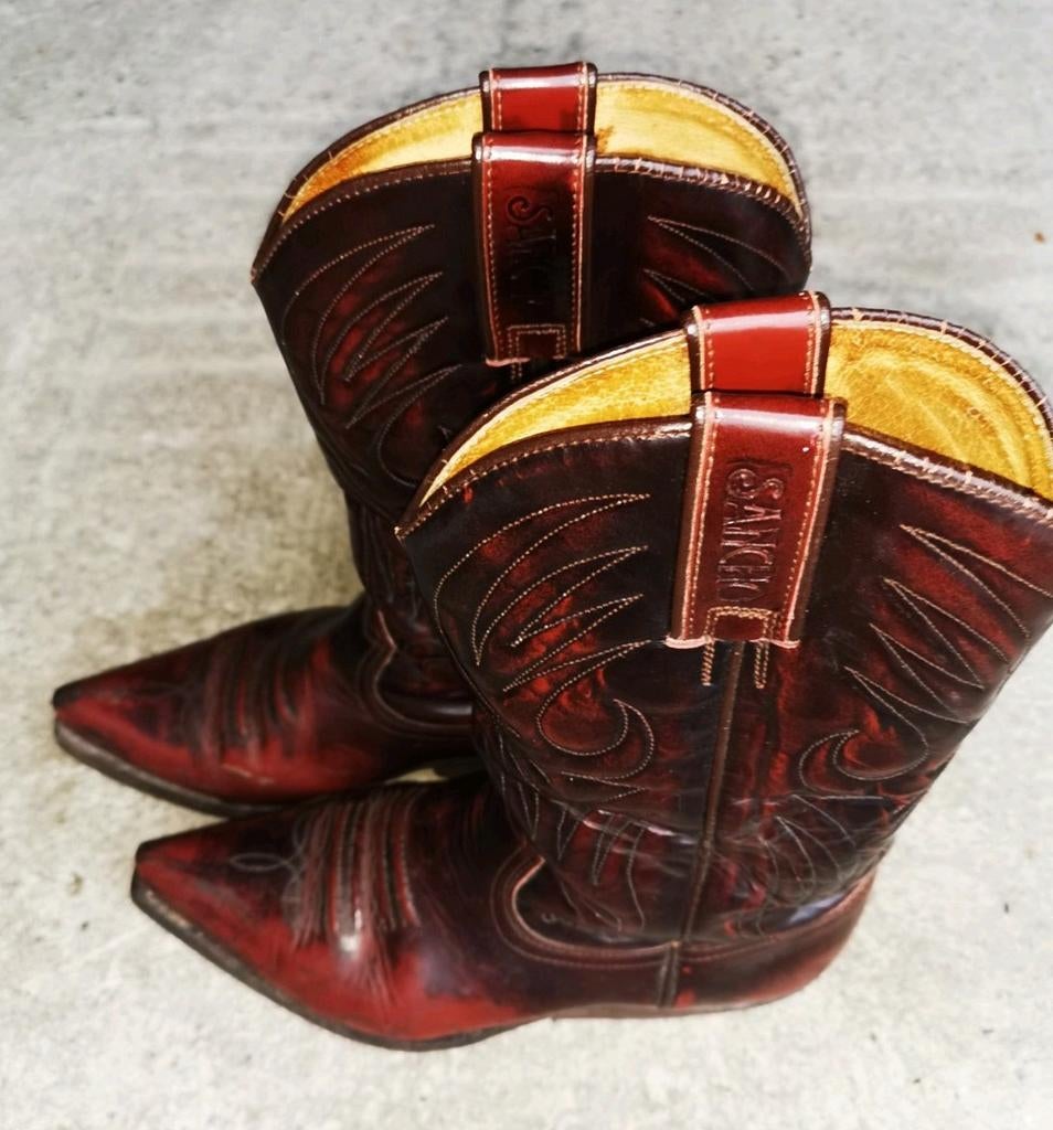 Sancho boots western laarzen, linedance, paard, cowboy enz., Hoge laarzen, Bruin, Ophalen of Verzenden, Sancho