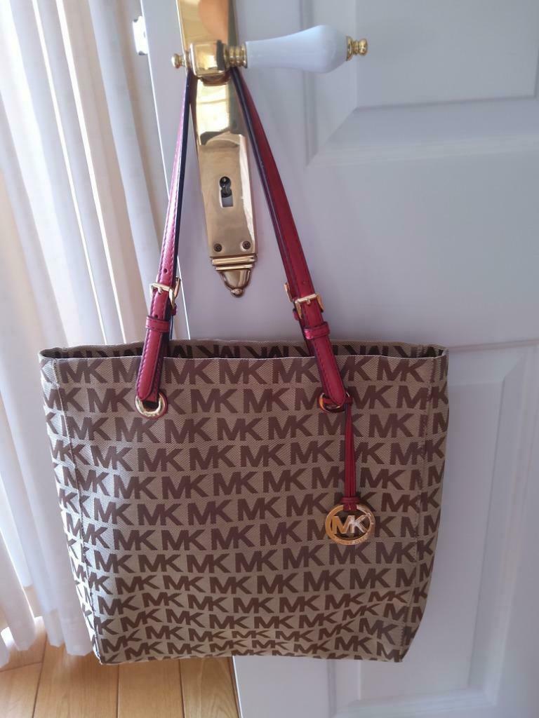 handtas MICHAEL KORS, Handtassen en Accessoires, Tassen | Damestassen, Gebruikt, Shopper, Beige, Ophalen of Verzenden