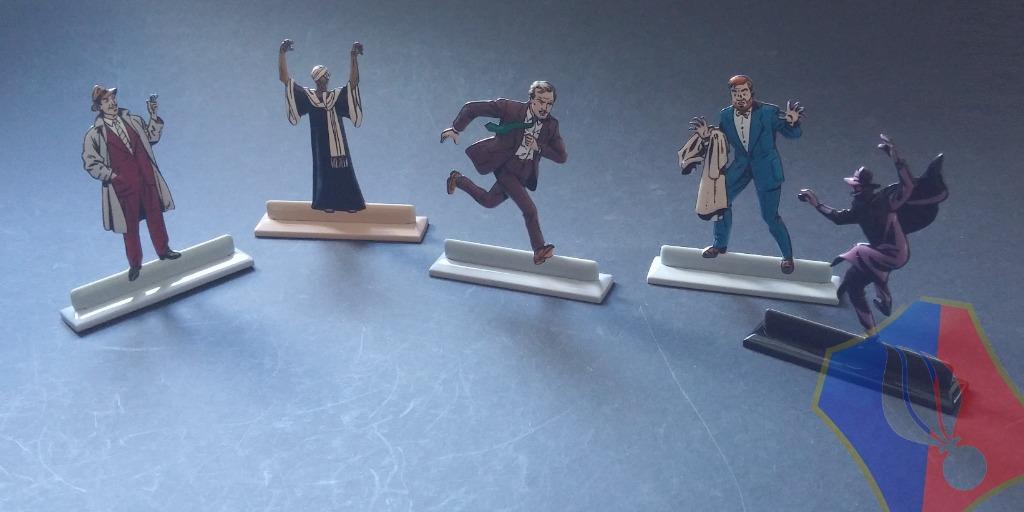 ENSEMBLE COMPLET DE FIGURINES EN MÉTAL BLAKE & MORTIMER, Neuf, Série complète ou Série, Edgar P Jacobs, Envoi