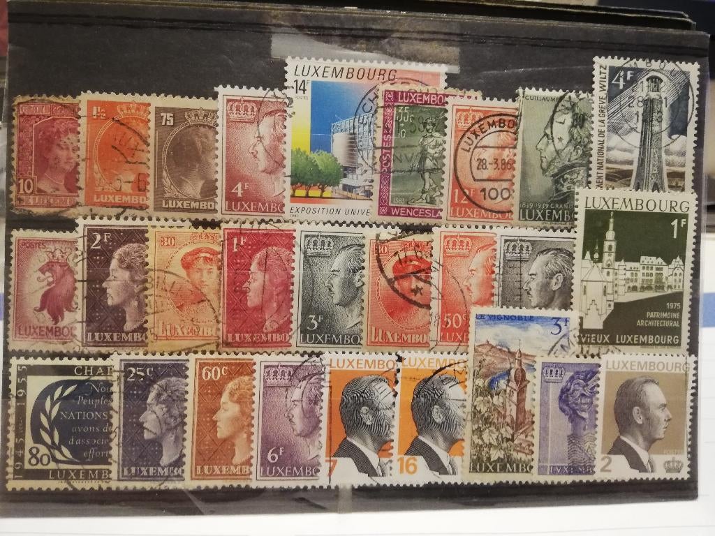 lot de timbres oblitérés LUXEMBOURG, Timbres & Monnaies, Enlèvement ou Envoi, Luxembourg, Affranchi