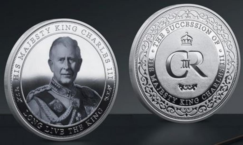 Pièce commémorative Charles III roi d'Angleterre, Envoi, Argent