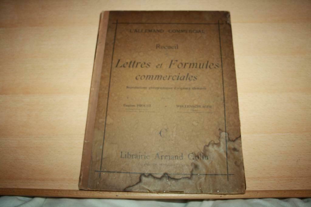 Recueil Lettres et Formules Commerciales - Eugène Proust & W, Antiquités & Art, Enlèvement ou Envoi
