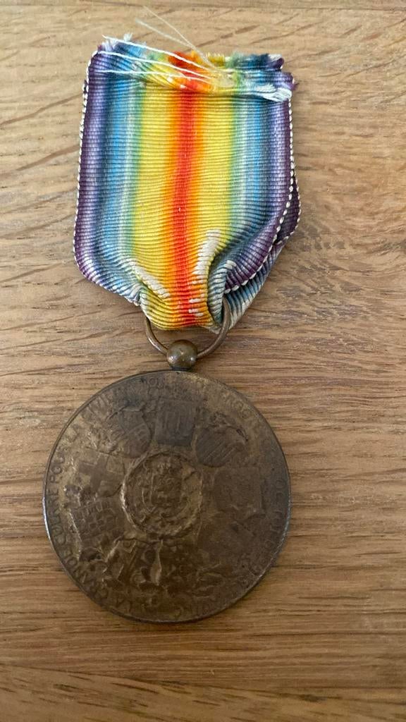 Médaille bronze guerre 14 18  1919, Collections