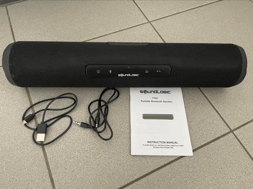 Draagbare bluetooth speaker Soundlogic, Ophalen, Bluetooth, Zo goed als nieuw