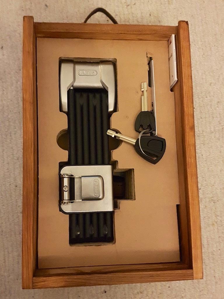 Vouwslot ABUS Bordo Centium, ooit samen met Brompton gekocht, Ophalen, Nieuw