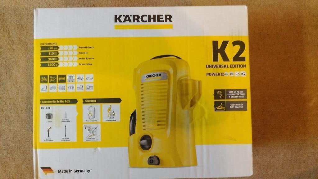 Kärcher hogedrukreiniger K2 universal editie power NIEUW, Tuin en Terras, Hogedrukreinigers, Ophalen, Nieuw, Elektrisch, Karcher - Kärcher -