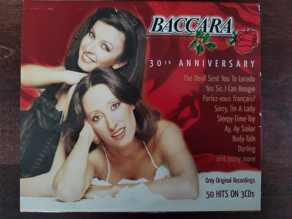 3-CDbox : BACCARA - 30th ANNIVERSARY, Cd's en Dvd's, Ophalen of Verzenden, Zo goed als nieuw