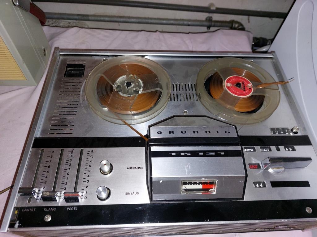 4 bandrecorders philips grundig amron, Enlèvement ou Envoi