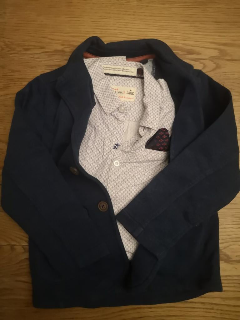 Ensemble blazer C&A + chemise Tape À l'Oeil taille 6 ans 116, Garçon, C&A, Enlèvement ou Envoi, Ensemble