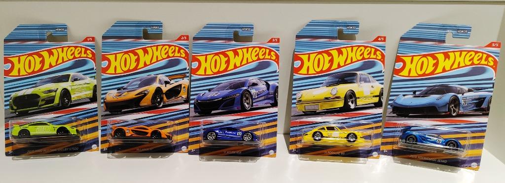 Hot Wheels Lot 5x Set Circuit Racing (2021), Enlèvement ou Envoi