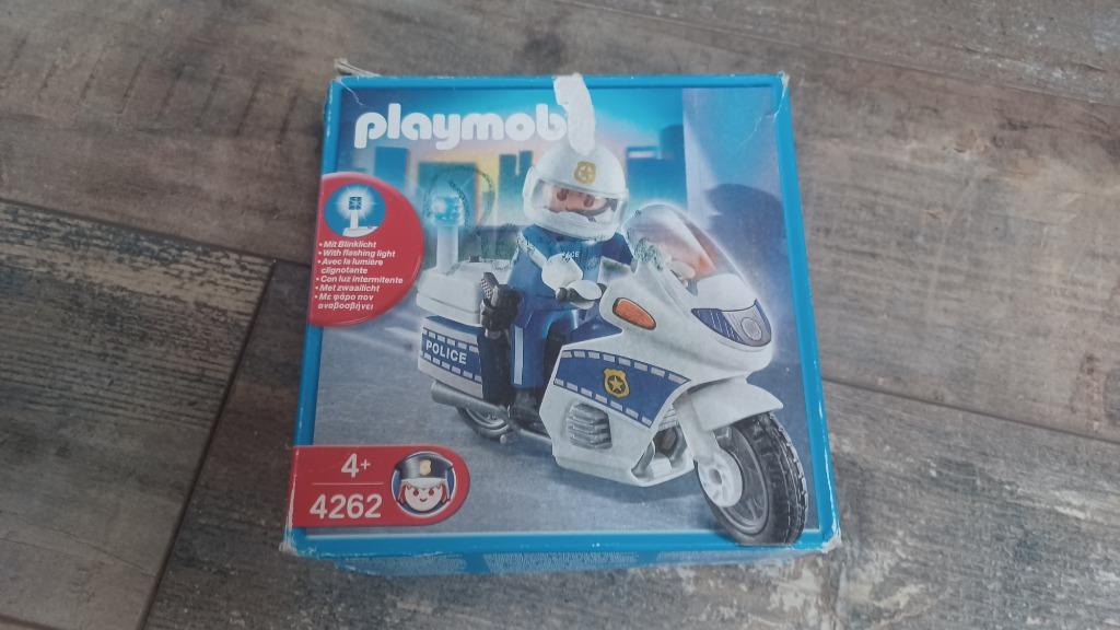 Motard police Playmobil, Kinderen en Baby's, Speelgoed | Playmobil, Gebruikt, Ophalen