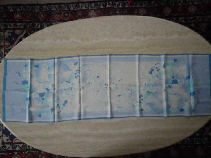 Zijden sjaal (100%) Jean Dessès - 120 x 35cm, Ophalen of Verzenden, Sjaal