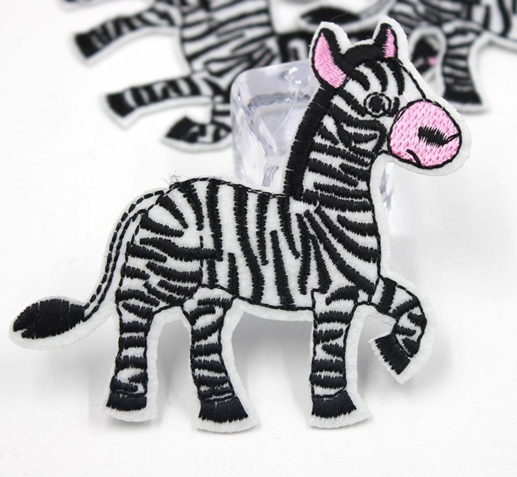 Patch pour table à repasser Zebra pour enfants - 82 x 75 mm, Enlèvement ou Envoi, Neuf