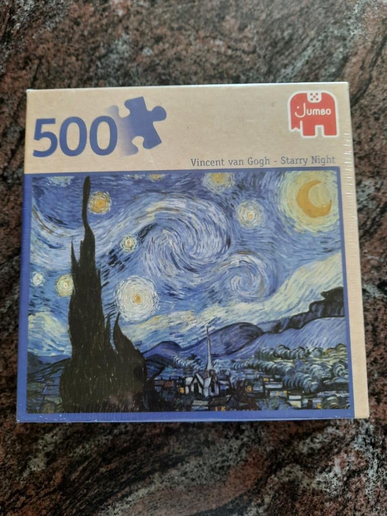 Puzzel, Van Gogh,500 stukjes, NIEUW  in de verpakking, Hobby en Vrije tijd, Ophalen of Verzenden, 500 t/m 1500 stukjes, Nieuw