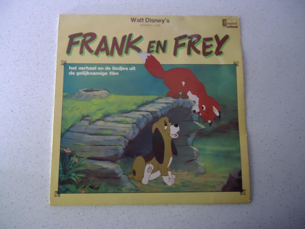 LP "Walt Disney's Frank en Frey" anno 1981., Cd's en Dvd's, Ophalen of Verzenden, Gebruikt, Verhaal of Sprookje