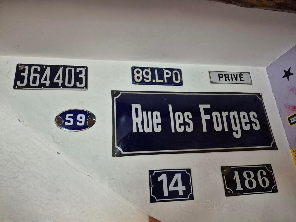 Plaque emaille de rue imatriculation numeros, Informatique & Logiciels, Enlèvement ou Envoi, Utilisé