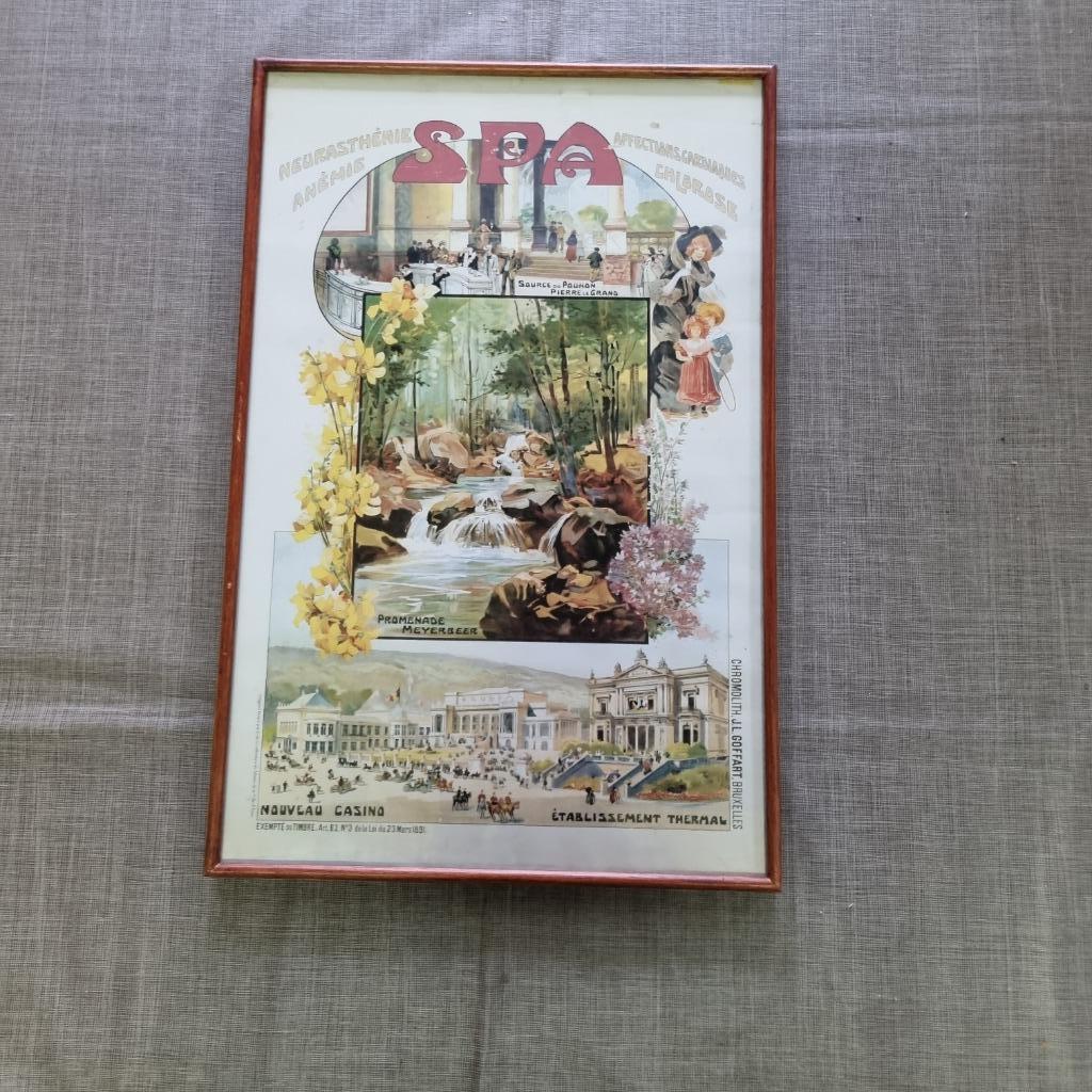 Affiche de spa - Chromolitho J.L. Goffart, Enlèvement