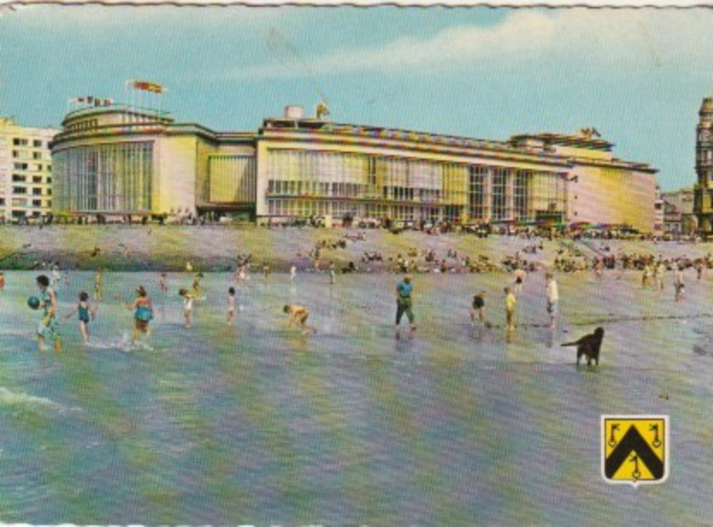 OSTENDE   LE CASINO  CARTE POSTALE, Verzamelen, Postkaarten | België, Ophalen of Verzenden, Gelopen, West-Vlaanderen