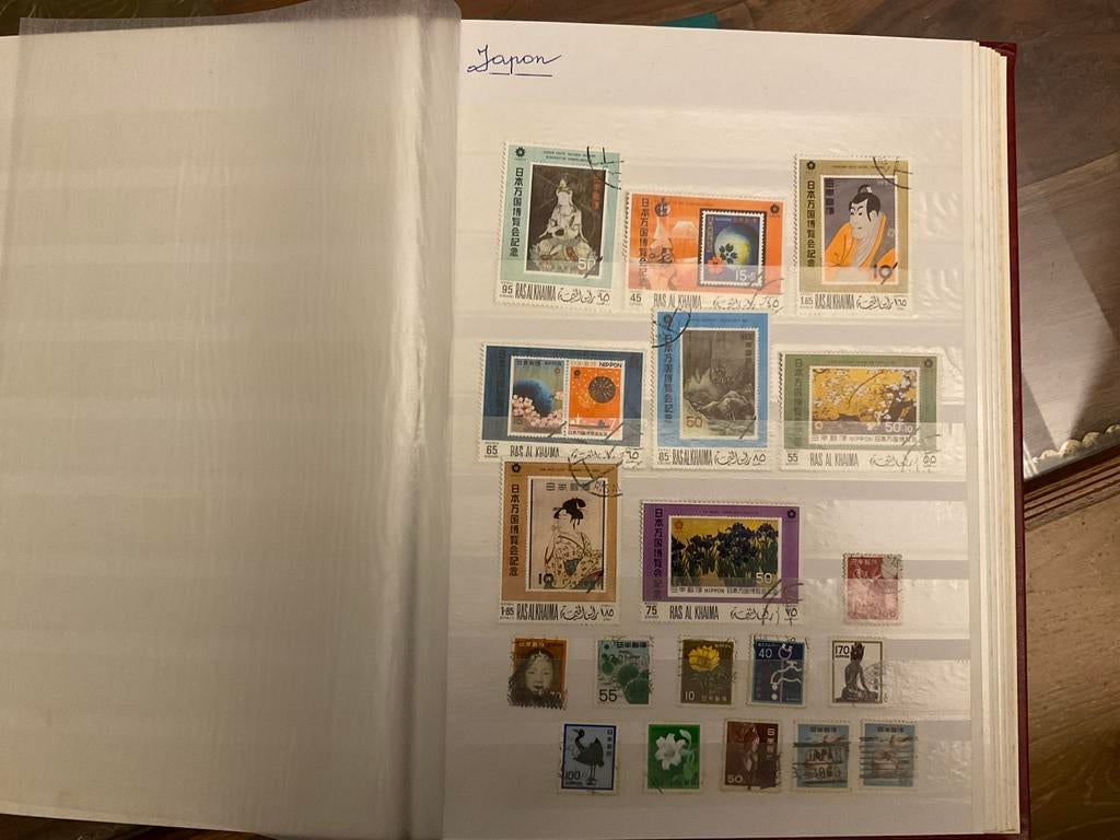 Timbres Japon, Enlèvement