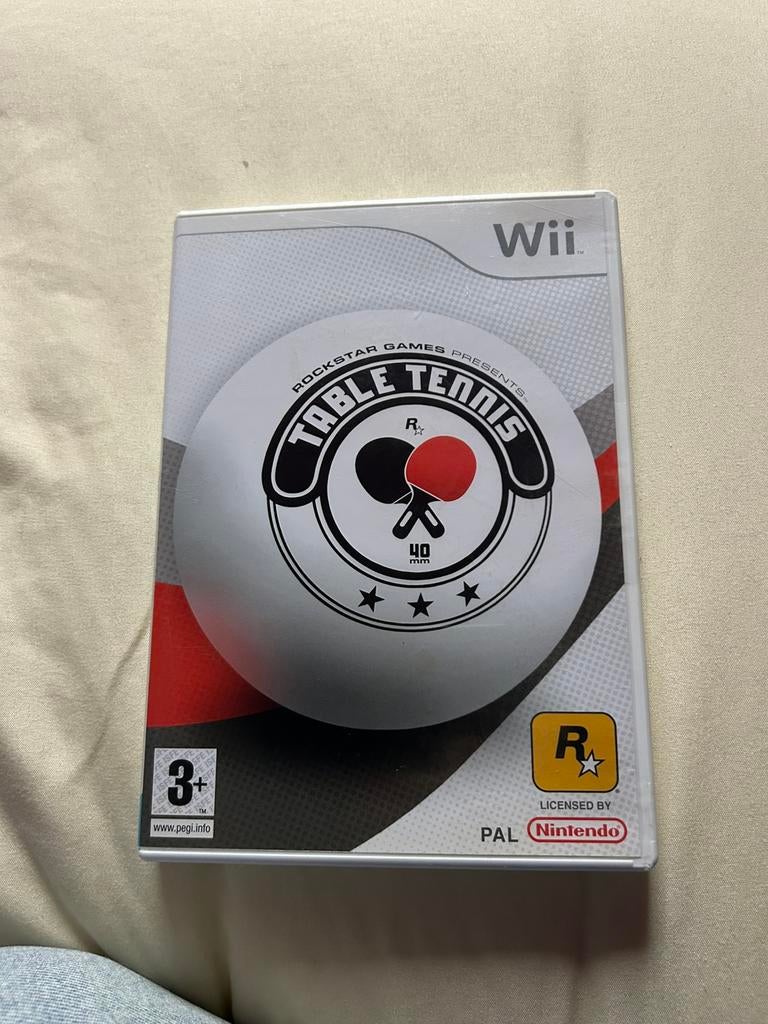 Wii: table tennis, Ophalen of Verzenden, Zo goed als nieuw