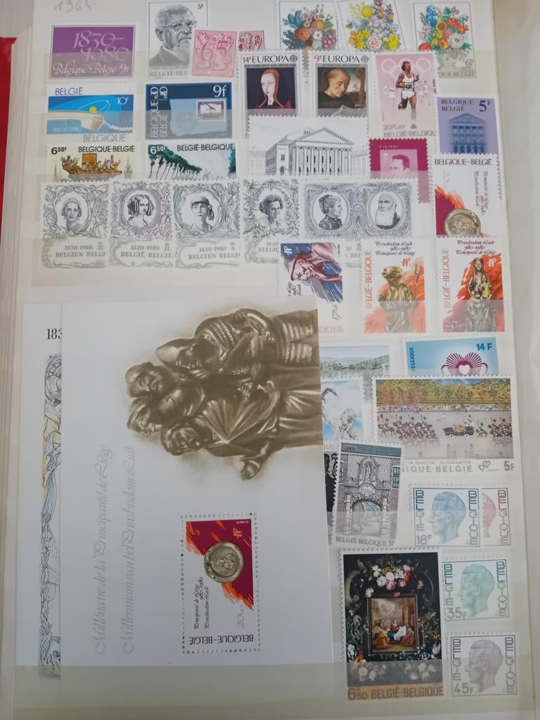 Timbres de Belgique année 1980 Entièrement neufs lot 394B, Enlèvement ou Envoi, Neuf