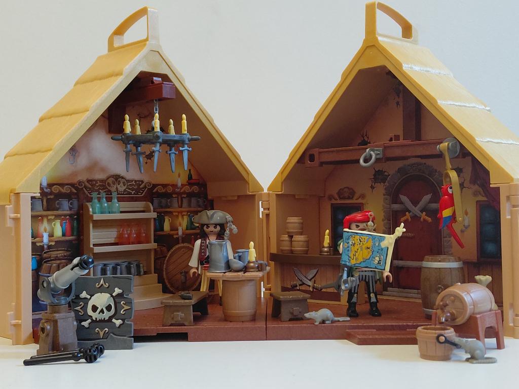 Playmobil Taverne des pirates transportable 9112, Enfants & Bébés, Jouets | Playmobil, Enlèvement, Comme neuf, Ensemble complet