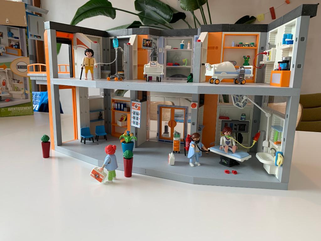 Playmobil groot ziekenhuis nr. 70190, Enlèvement, Utilisé, Ensemble complet