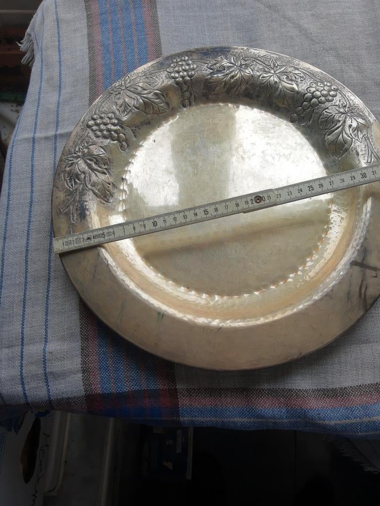 Coupe à fruits rétro en métal argenté, Enlèvement ou Envoi, Comme neuf